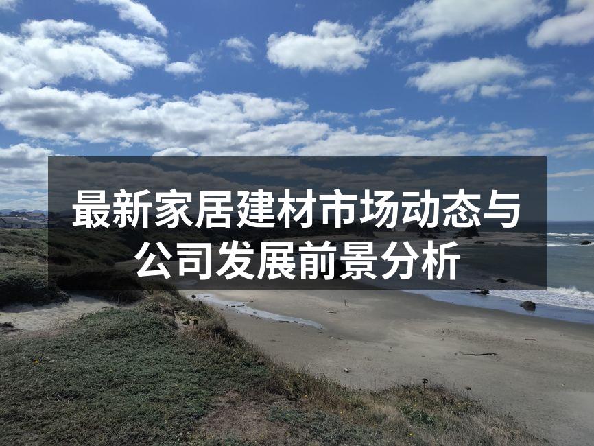 最新家居建材市场动态与公司发展前景分析